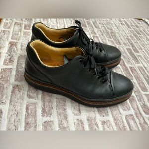 Samuel Hubbard Men's 10.5 M DressFast Casual Dress Shoe Black Leather 2718 EU 44